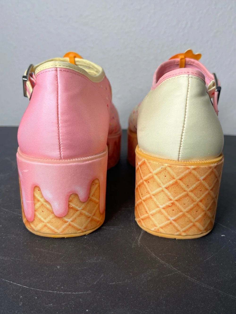 Hot Chocolate Designs Ice Cream I Melt For You Platform Mary Janes Kawaii Kitsch
